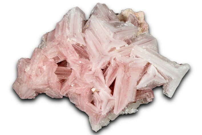 Pink Halite Crystal Cluster - Trona, California #347195